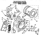 Whirlpool LER5624BN0 bulkhead diagram