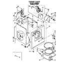 Whirlpool LER4624BQ0 cabinet diagram