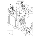 Whirlpool LER2614BW0 cabinet diagram