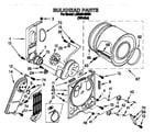 Whirlpool LER2614BW0 bulkhead diagram