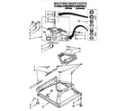 KitchenAid KAWE670BAL0 machine base diagram