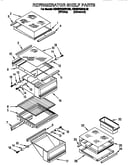 Refrigerator shelf