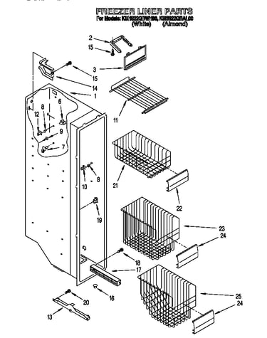 Freezer liner