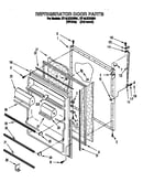 Refrigerator door
