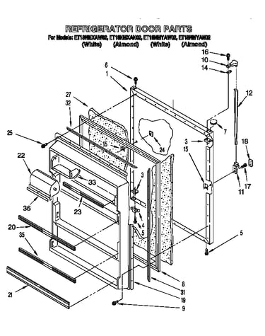 Refrigerator door