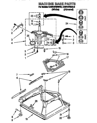 Machine base