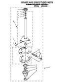 Brake and drive tube