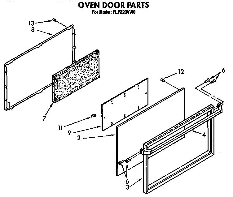Oven door