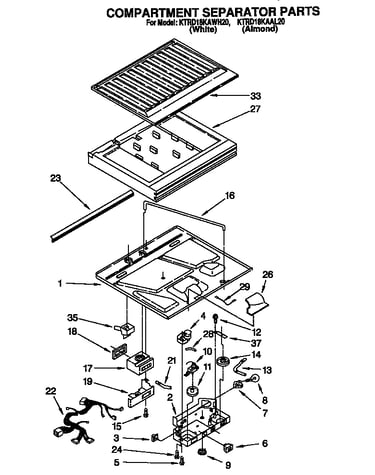 Compartment separator
