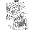 Whirlpool AC1352XT0 cabinet diagram