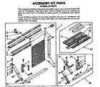 Whirlpool AC1352XT0 accessory kit diagram
