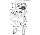 Whirlpool AC1352XT0 optional parts (not included) diagram
