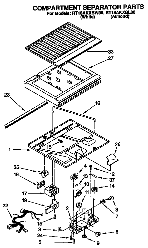 Compartment separator