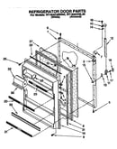 Refrigerator door