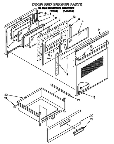 Door and drawer