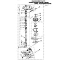 Whirlpool LLR6144BW0 gearcase diagram