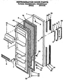 Refrigerator door