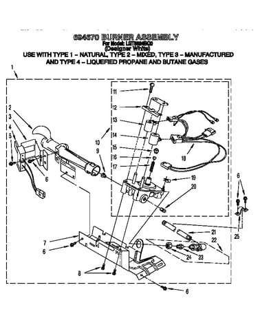 694670 burner assembly