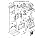 Crosley CAH8WB41 airflow and control diagram