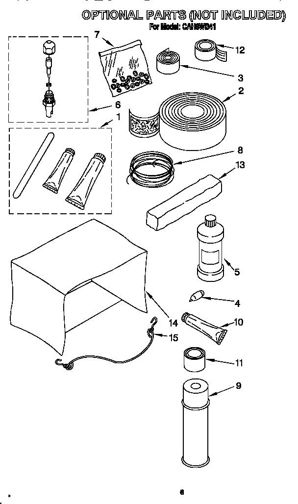Optional parts (not included)