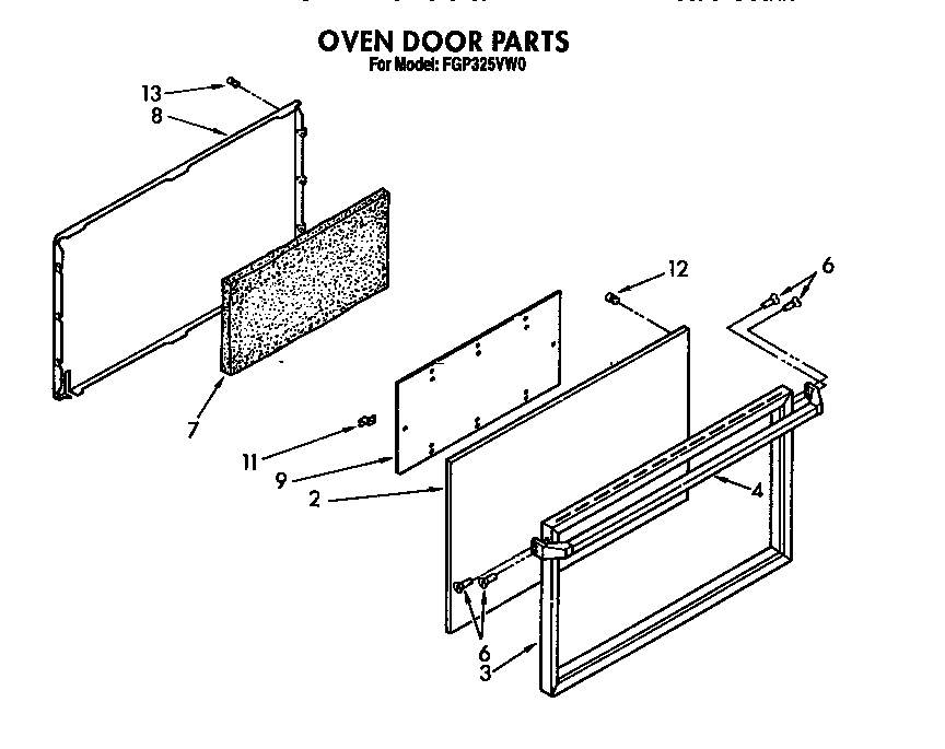 Oven door