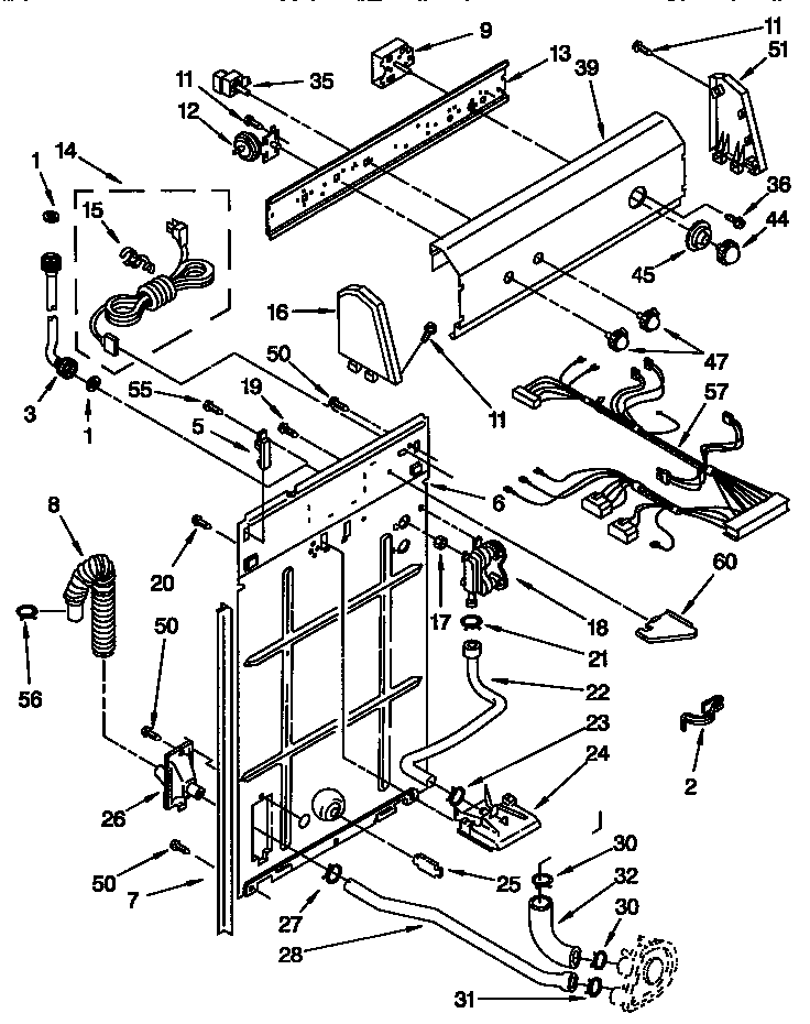 CONTROLS AND REAR PANEL