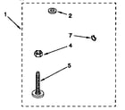 Roper RAX7245BW0 miscellaneous diagram