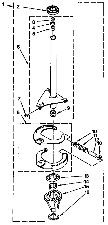 BRAKE AND DRIVE TUBE