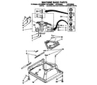 Whirlpool LSV7233BQ0 machine base diagram