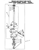 Brake and drive tube