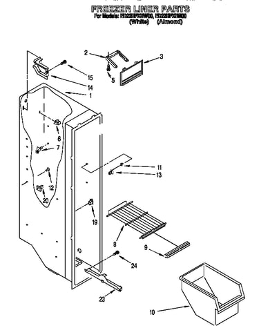 Freezer liner