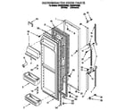 Whirlpool ED22HPXBW00 refrigerator door diagram