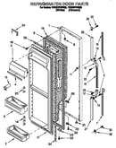 Refrigerator door