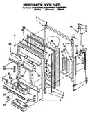 Refrigerator door