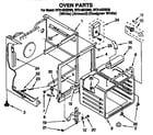 Whirlpool RF314BXBN0 oven diagram