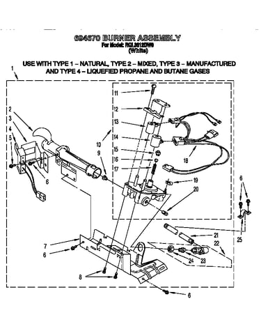 694670 burner assembly
