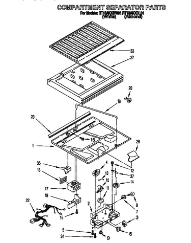 Compartment separator