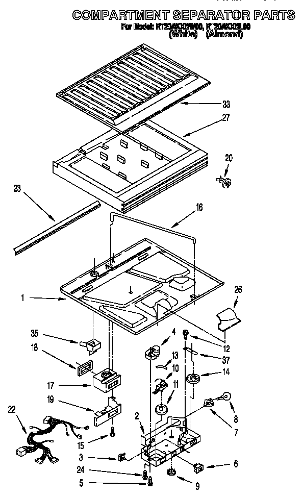 Compartment separator