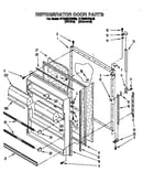 Refrigerator door