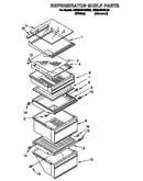Refrigerator shelf