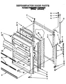 Refrigerator door