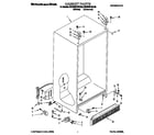 KitchenAid KSRS25FBAL00 cabinet diagram