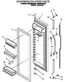 Refrigerator door