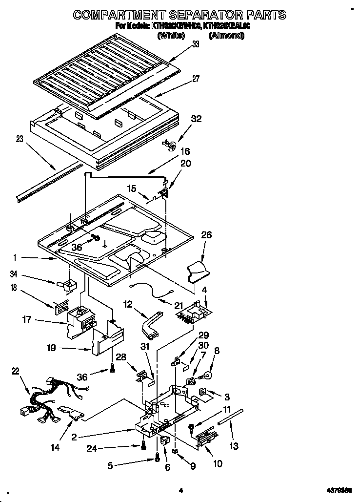 Compartment separator