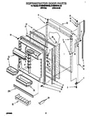 Refrigerator door