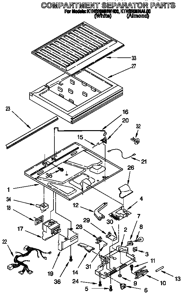 Compartment separator