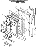 Refrigerator door