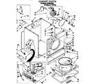 Whirlpool LGR5634AQ0 cabinet diagram