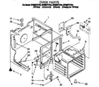 Whirlpool RF366PXYB4 oven diagram