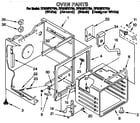 Whirlpool RF376PXYN4 oven diagram